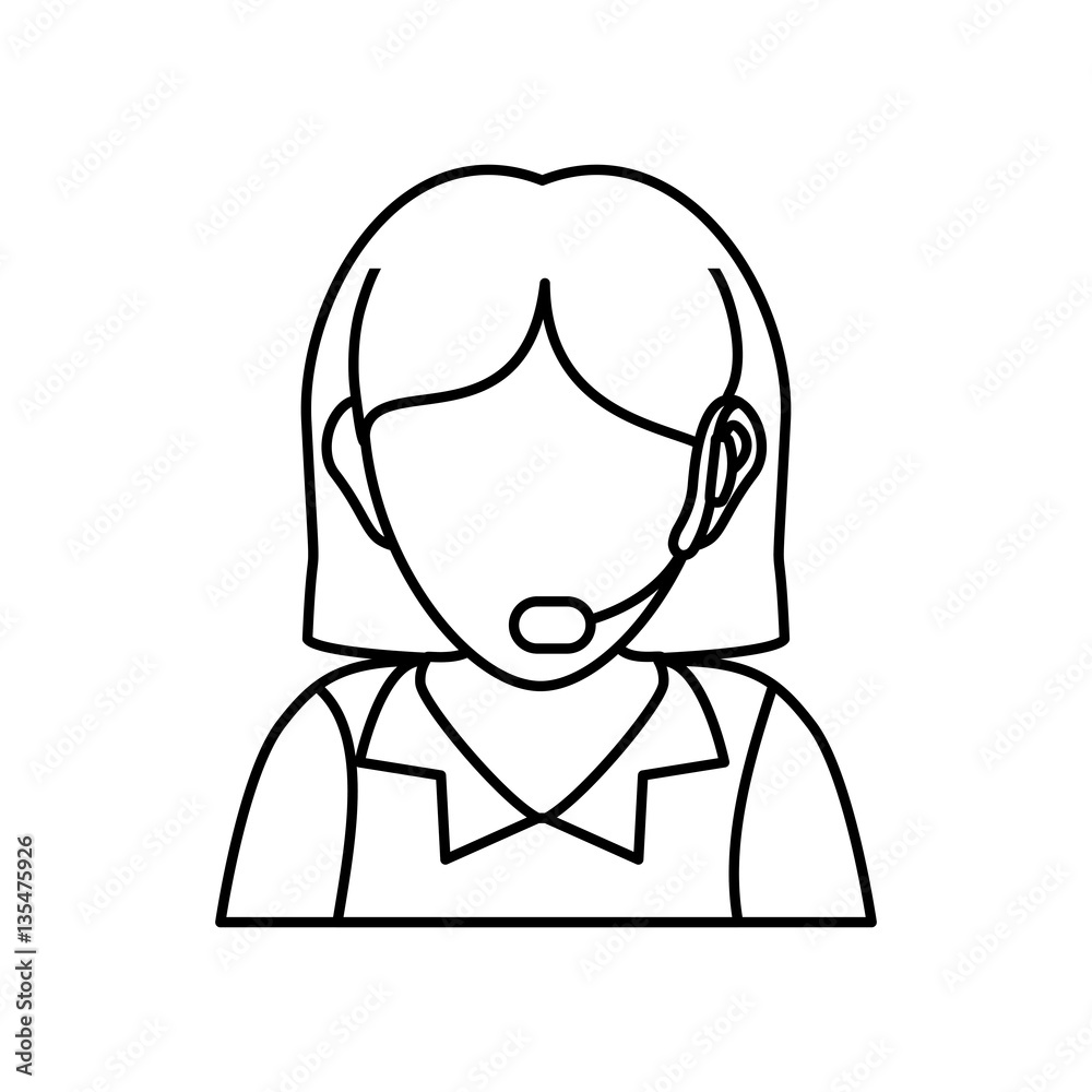 Call center and customer service icon vector illustration graphic design