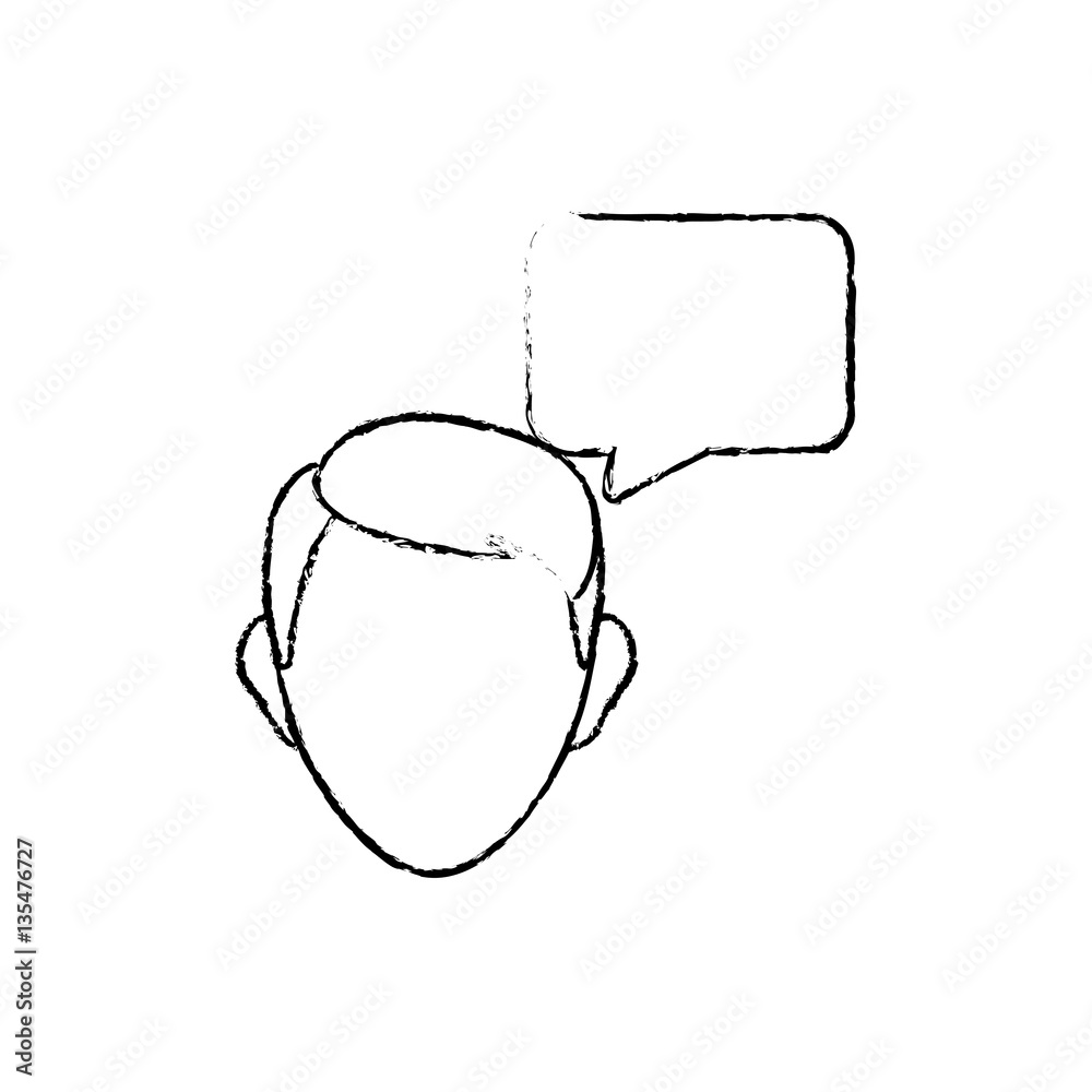 Chat bubble speakbox icon vector illustration graphic design Chat bubble speakbox icon vector illustration graphic design
