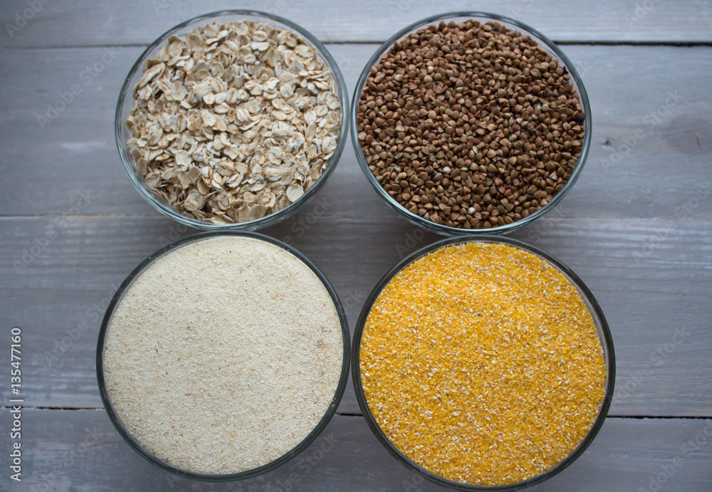 corn wheat oat buckwheat porridge corn wheat oat buckwheat porridge