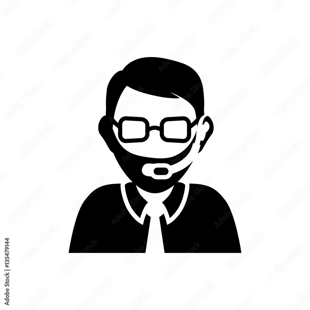Call center and customer service icon vector illustration graphic design Call center and customer service icon vector illustration graphic design