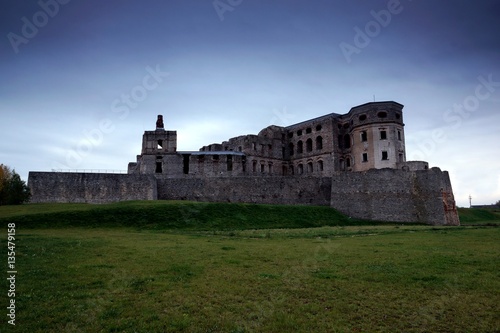 Ruins of baroque castle Krzyztopor in Ujazd, Poland