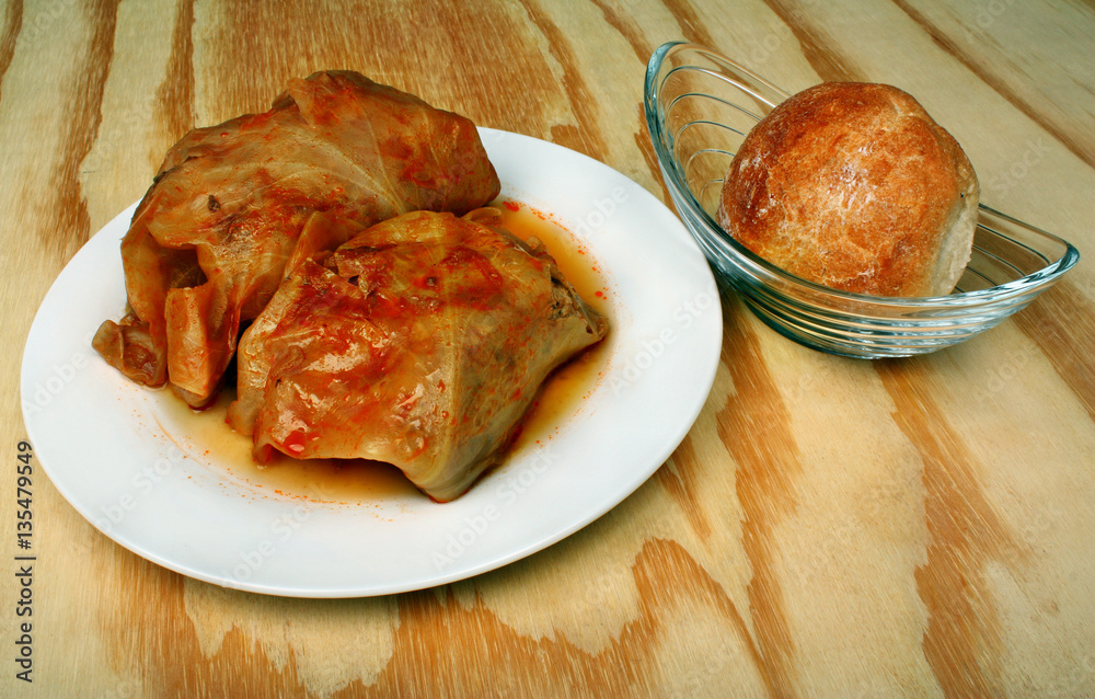 Stuffed cabbage rolls