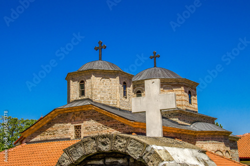 Crosses on Slepce Monastery  Demir Hisar  Macedonia