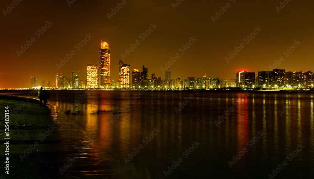 Abu Dhabi skyline - United Arab Emirates