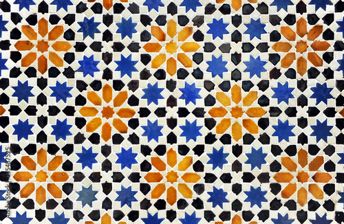Azulejo de estrellas de estilo árabe