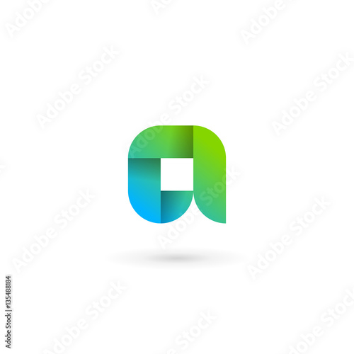 Free Download Letter A ribbon logo icon design template elements - GFXLoad