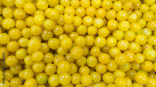 fresh yellow tomatoes