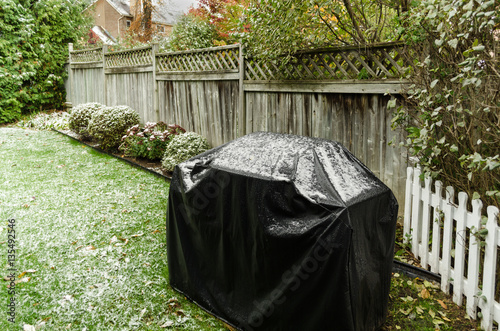 Covered Barbeque on the First Snowfall of the Year 3 photo