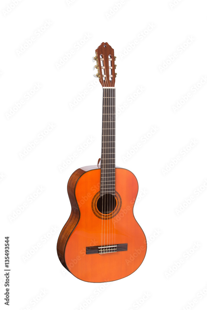 Natural Orange Wooden Classical Acoustic Guitar