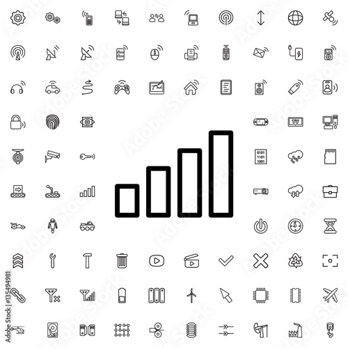 signal icon vector