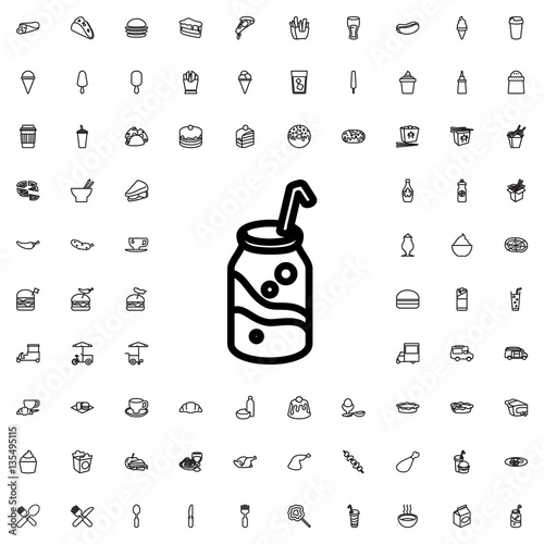 soda icon illustration