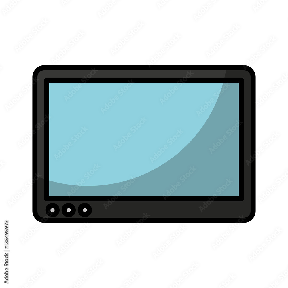 tablet electronic device icon vector illustration design