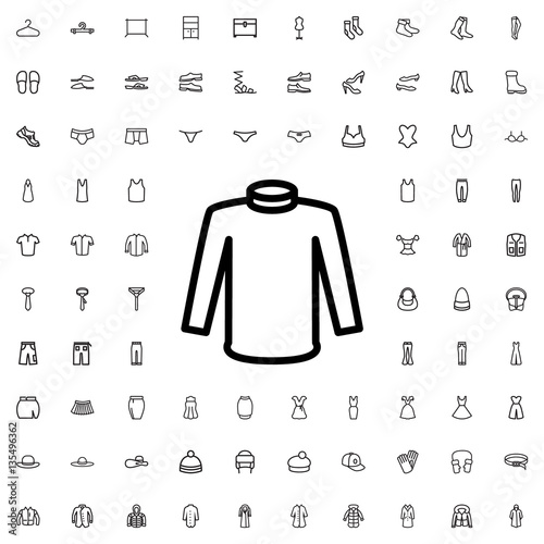 sweater icon illustration
