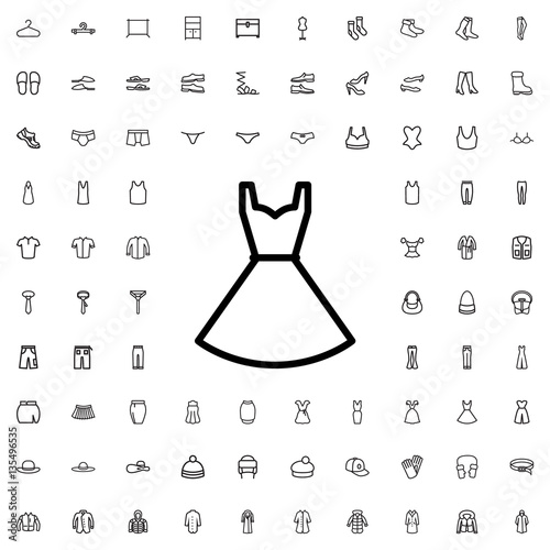 dress icon illustration