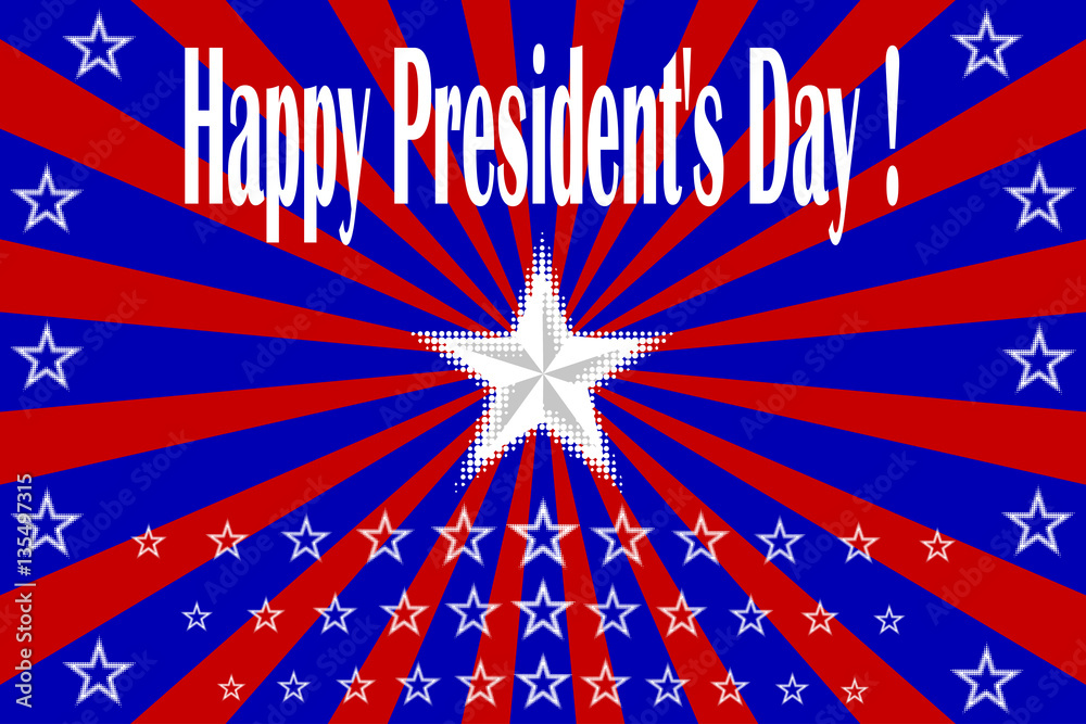 Fototapeta premium Happy President's Day!