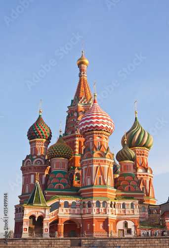 St. Basil's Cathedral on Red square, Moscow