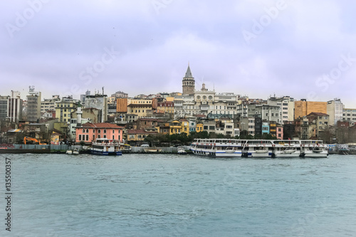 Istanbul buildings in Galata © GVictoria
