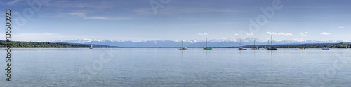 Alpenpanorama am Ammersee © franky2010