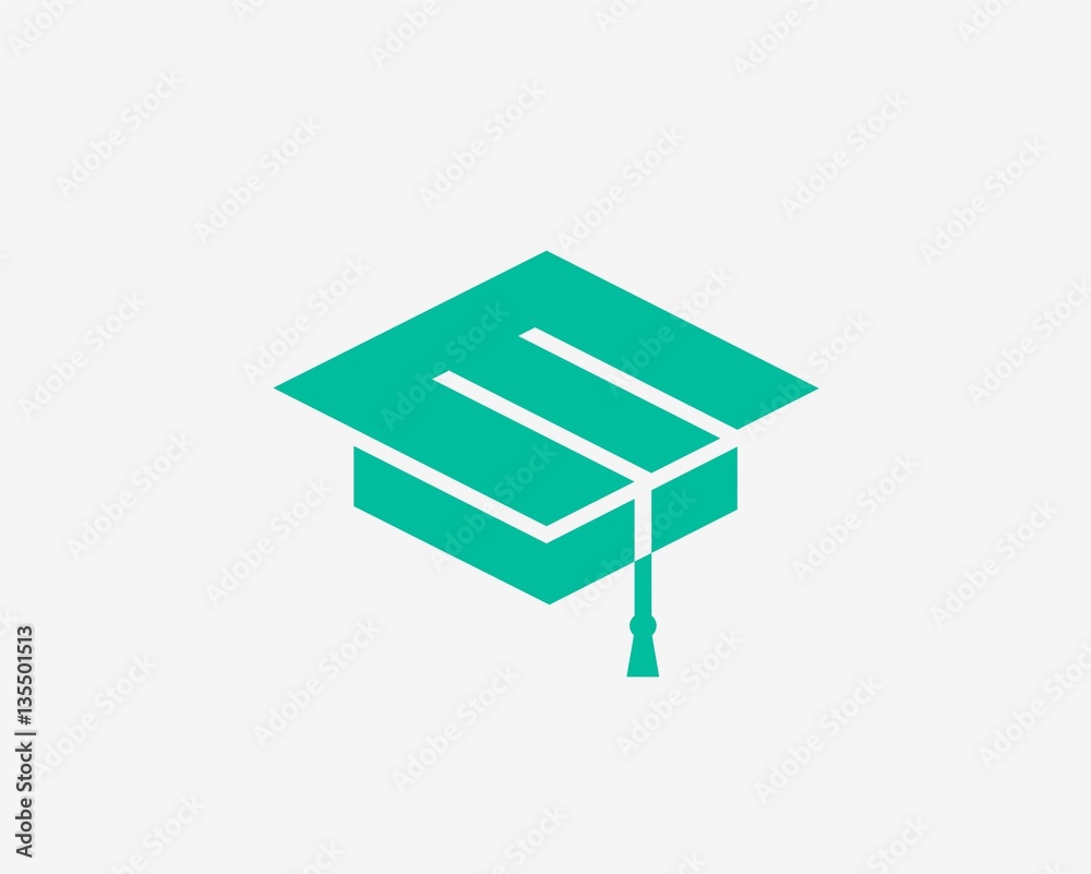 Education symbol. Cap icon. Simple design education symbol. Abstract letter S icon alphabet symbol. Education symbol. Cap icon. Simple design education symbol. Abstract letter S icon alphabet symbol.