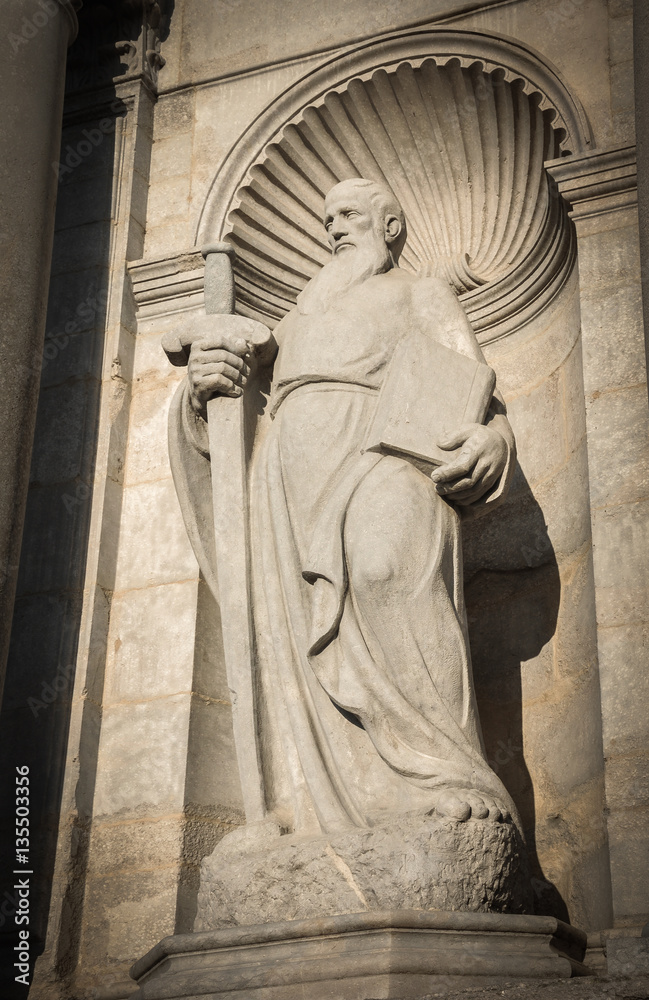 San Pablo en la catedral de Gerona, Cataluña, Catalunya, España