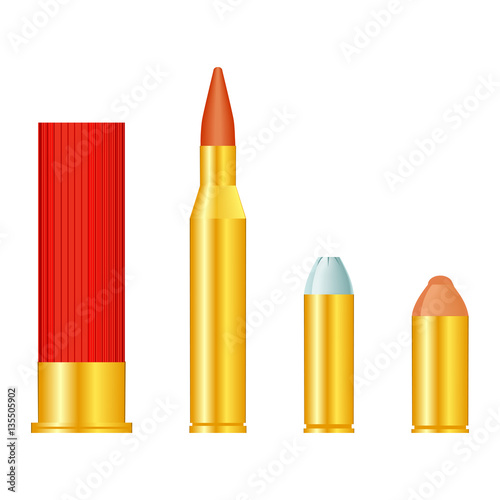 Set of bullets