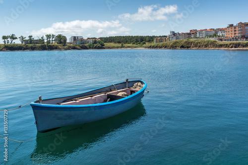 Panorama of port of town of Ahtopol, Burgas Region, Bulgaria