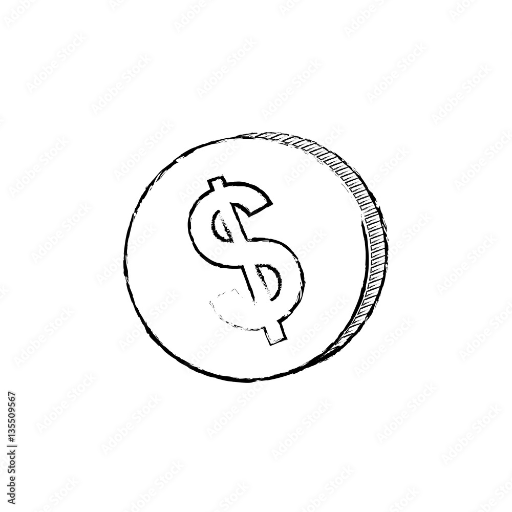 Coins money isolated icon vector illustration graphic design Coins money isolated icon vector illustration graphic design