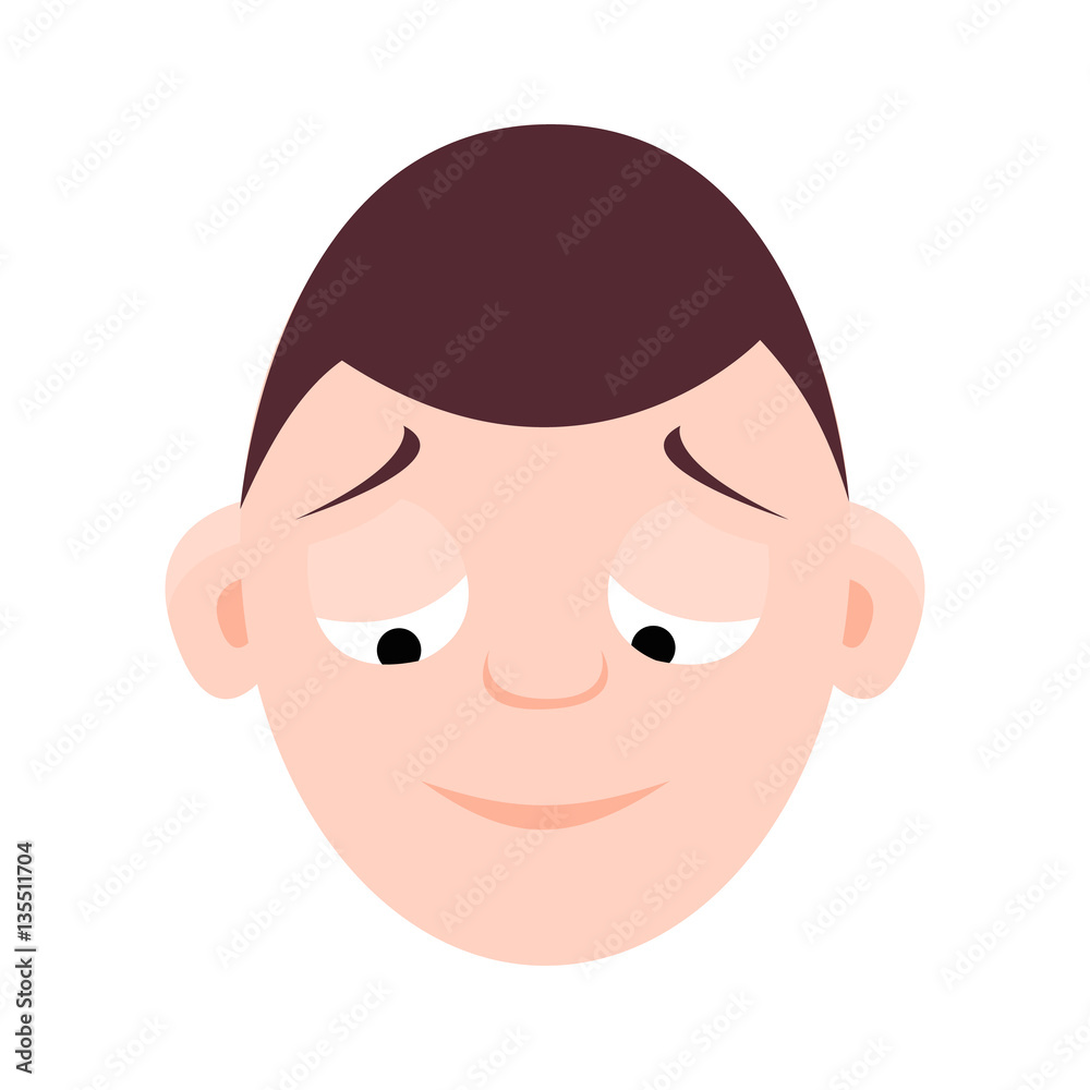 Cute child emotion, faces, kid icon avatar Cute child emotion, faces, kid icon avatar