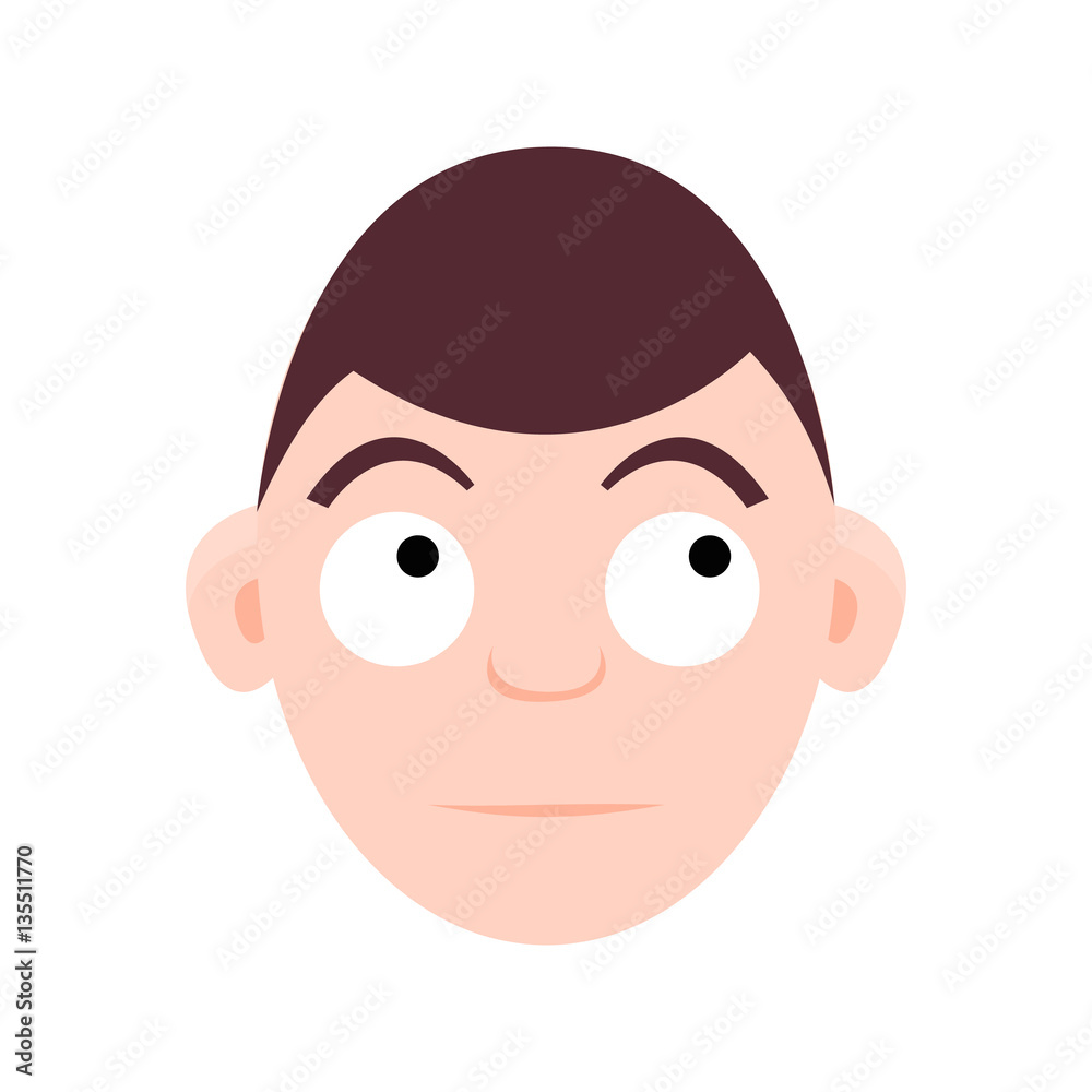Cute child emotion, faces, kid icon avatar Cute child emotion, faces, kid icon avatar