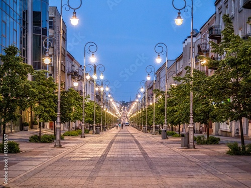 Sienkiewicza street City in Kielce 