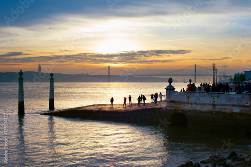 Sunset in Lisbon, Portugal