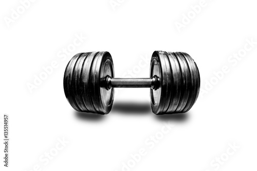  dumbbell on a white background
