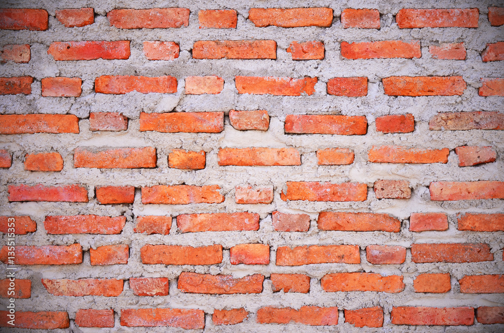 Naklejka premium old grunge brick wall background