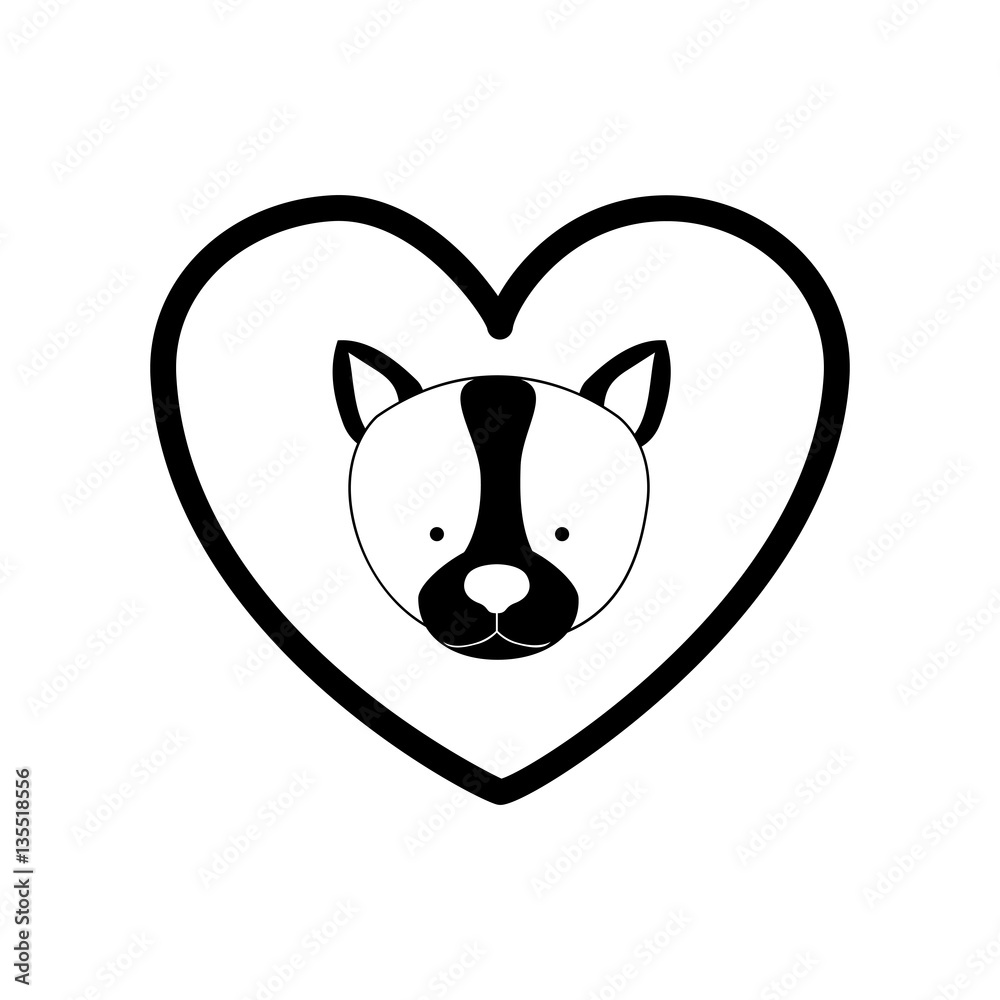 Cute dog pet icon vector illustration graphic design Cute dog pet icon vector illustration graphic design