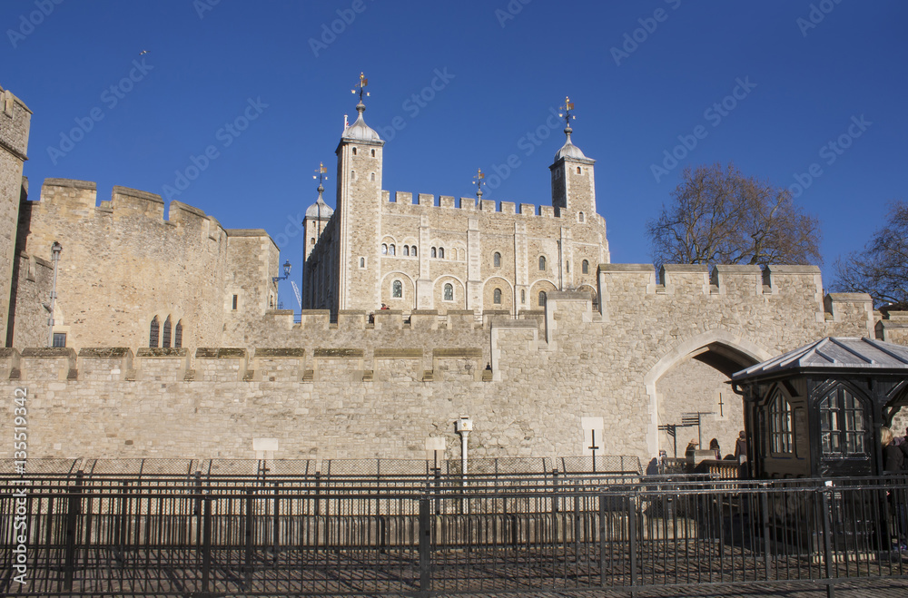 Tower of London southern aspect