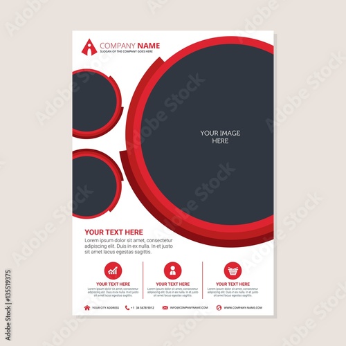 Corporate business annual report brochure flyer design. Leaflet cover presentation. Flier with Abstract geometric background. Modern publication poster magazine, layout template A4 flyer