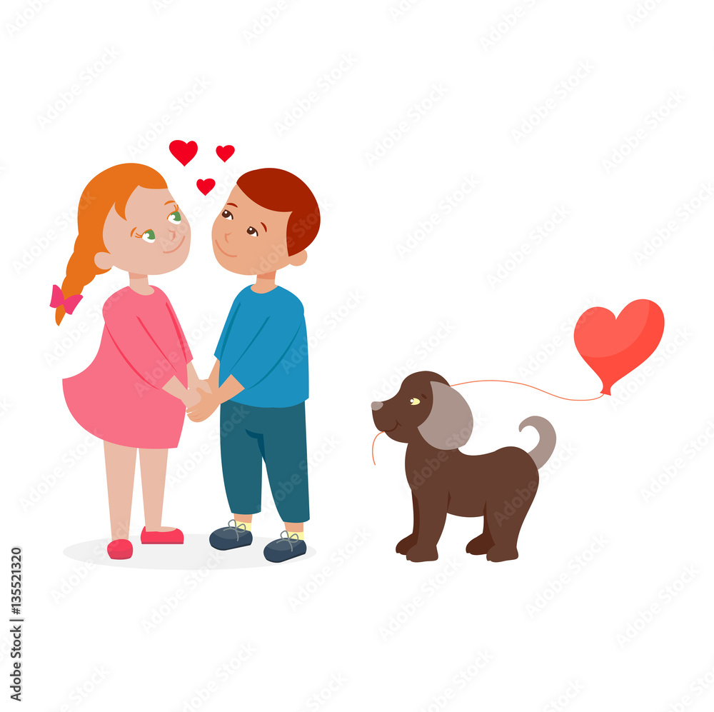 Couple in love vector. Couple in love vector.