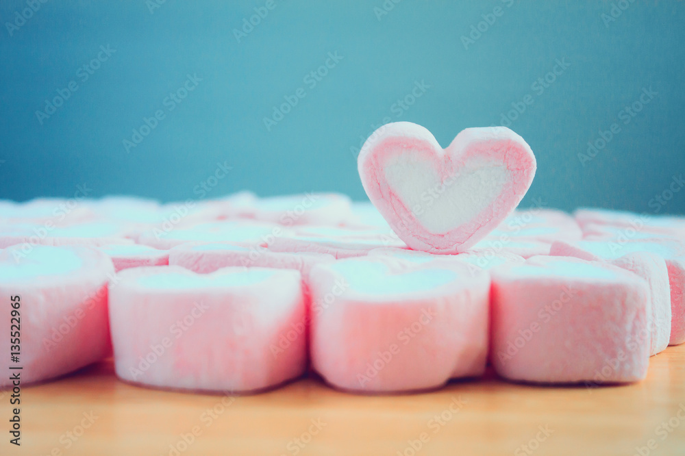 pink heart shape marshmallow for valentines background pink heart shape marshmallow for valentines background