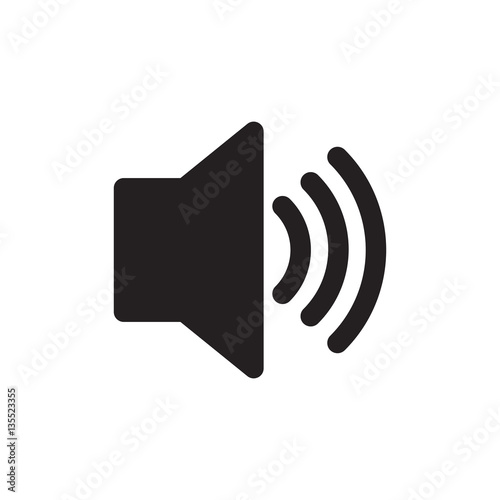 Wallpaper Mural speaker sound volume pictogram vector illustration eps 10 Torontodigital.ca