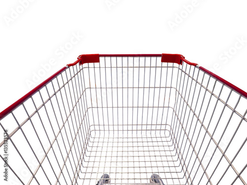 shopping cart isolated on white background