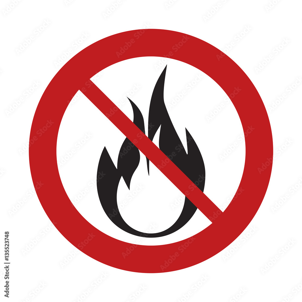 prohibited sign road flame fire danger hot vector illustration eps 10 prohibited sign road flame fire danger hot vector illustration eps 10