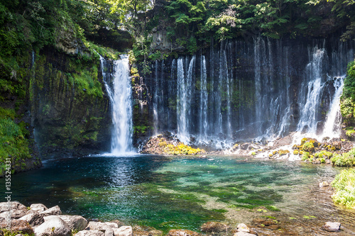 Shiraito Waterfall, Japan. photo