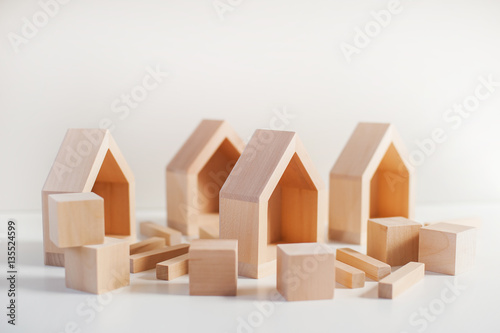 wooden house construction