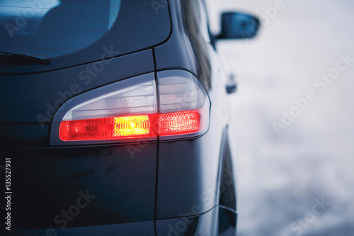 headlights of modern car © kucheruk