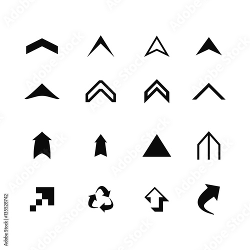 Set of Arrows Icon #3
