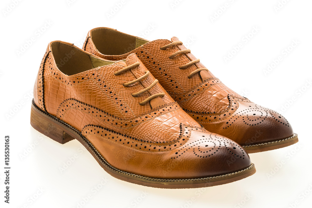 Brown leather shoes Brown leather shoes