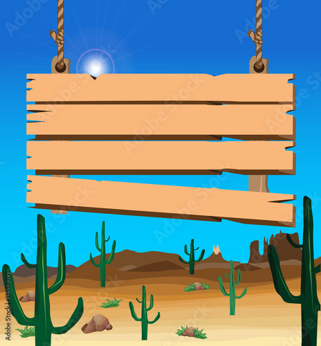 signboard at the desert western