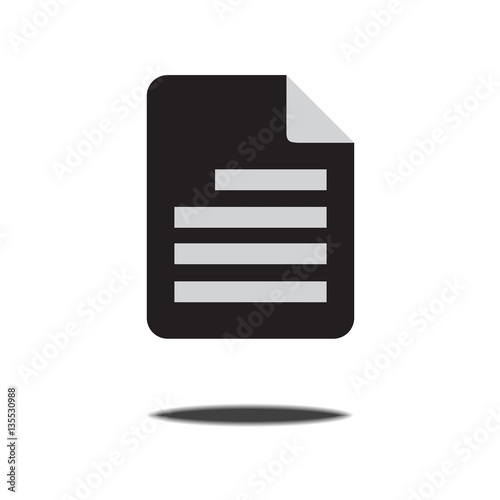 Document icon,Vector illust...