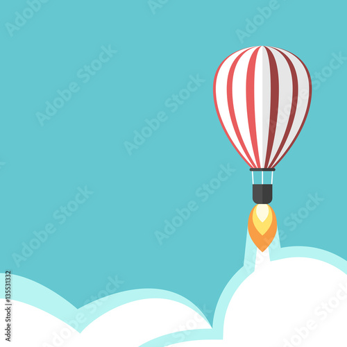 Jet propelled balloon
