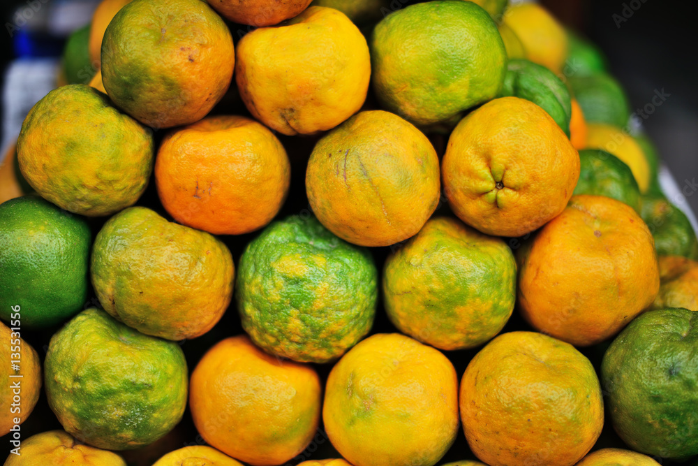 Fresh oranges texture background